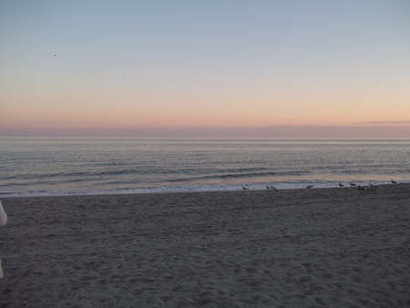 Winter at the Beach - winter, sky, beach, ocean