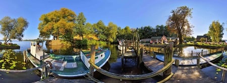 scenery2 - boats, trees