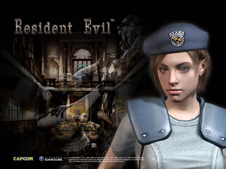 Jill Valentine ~ Resident Evil - resident evil, zombie, mansion, horror, jill