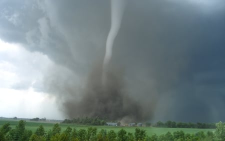 Tornado - nature, tornado, clouds, storm