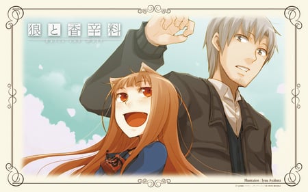 Holo & Lawrence ~ Spice & Wolf - women, lawrence, spice and wolf, anime, holo