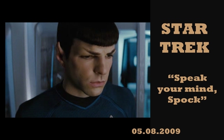 Speak Your Mind - star, star trek, trek, spock