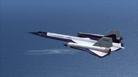 Nasa's Blackbird - jet, lockheed, sr-71, sr71, space, plane, nasa, blackbird, martin