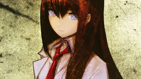 Steins Gate - cute giel, blue eyes, anime, long hair, anime girl, original, steins gate, school girl