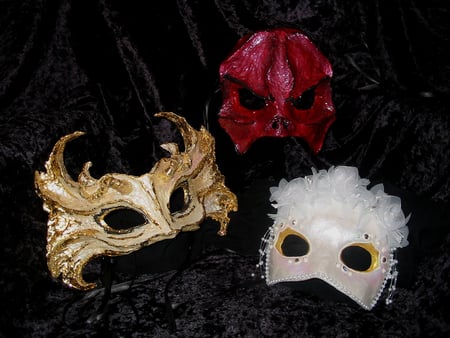 Phantom Masks - phantom, ball, color, masks