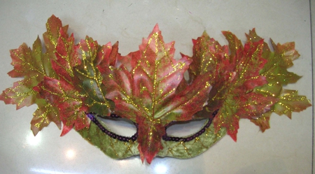 Woodland Mask - woodland, color, mask, leaves