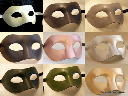 Gentleman's Masks-Venetian - color, ventetian, masks, gentlemans