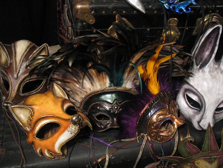 Animal Masks - animal, various, color, masks