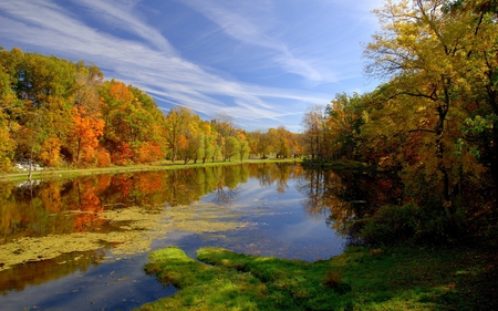 a beautifil river - shoreline, gorgeous, beautiful, river, scene