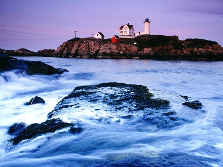 cape_neddick - ocean, building, lighthouse, photography, water, structure, beautiful, blue, architecture, manmade, sea