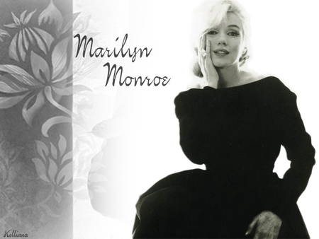 Marilyn Monroe - women, female, 40s, beauty, 50s, film, goddesses of the silver screen, marilyn monroe, golden era, movie, fifties, black and white, actresses, fortys