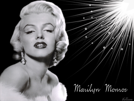 Marilyn Monroe - women, female, 40s, beauty, 50s, film, goddesses of the silver screen, marilyn monroe, golden era, movie, fifties, black and white, actresses, fortys