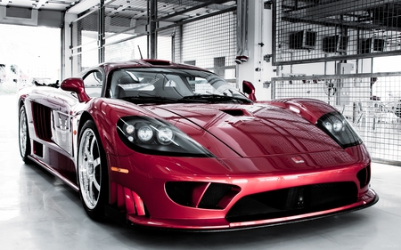 Beautiful Car - Saleen S7 Twin Turbo - twin, nice, s7, saleen, speed, car, red, beautiful, turbo