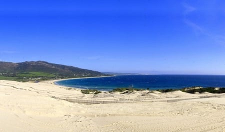 White And Blue - sand, white, sky, blue