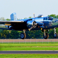 B-25 Landing