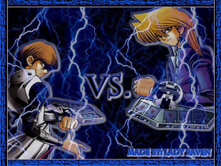 Kaiba v Joey - yugioh, kaiba, anime, joey