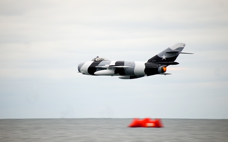 MIG-17 - aircraft, airshow, photography, plane, military