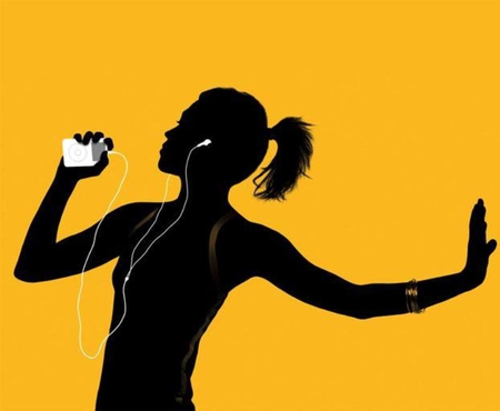 Ipod - vector, adbstract, music, ipod, shadow