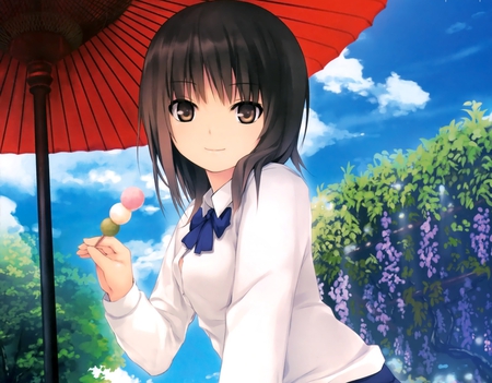 Anime girl Fuziama Osaku - anime, girl, osaku, fuziana