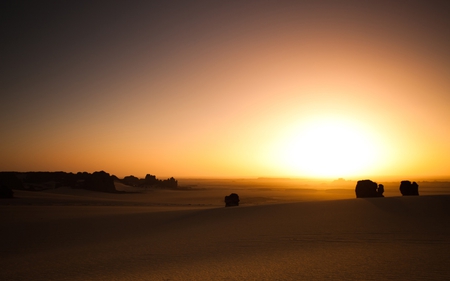 sun_embrace - desert, scencery, beautiful, sunlights, sand, sunset, nature, view, sun, sky