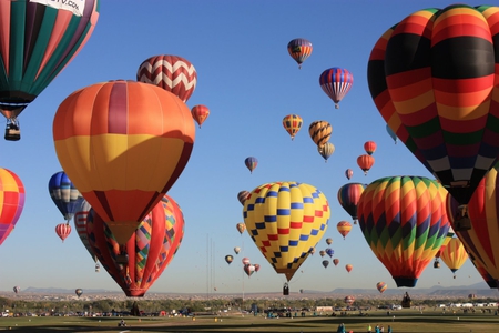 HOT AIR FESTIVAL - balloons, sky, colorful, hotair