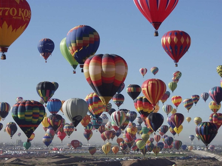 BALLOONS - balloons, colorful, hot air, ohio