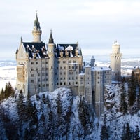 Storybook Castle in Winter