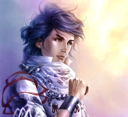 Young Captain - cg, fantasy, anime, hd, captain, face, young