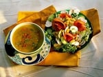 Soup and salad