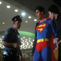 Superman stopping petty theft