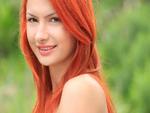 red hair beauty