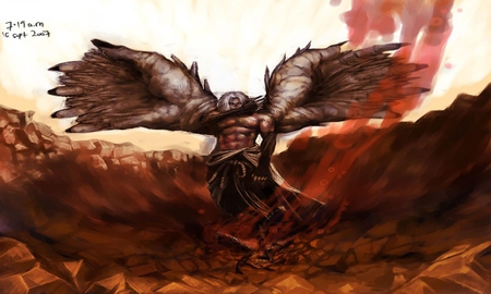 Uchiha Sasuke - male, wings, uchiha sasuke, sasuke, naruto, naruto shippuden, sasuke uchiha, anime, shirtless, white hair