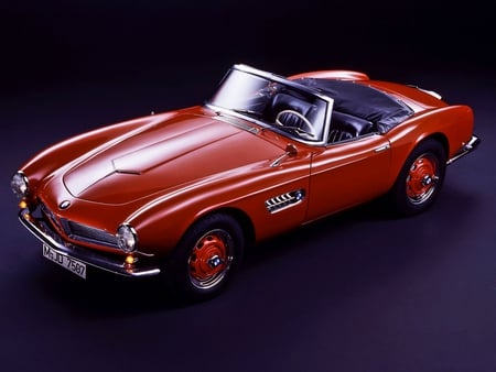 Hot 507 - sports, 507, car, red, convertible, classic, bmw, antique