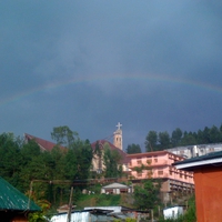 Rainbow over Cathedral