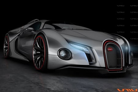 BUGATTI RENAISSANCE - bugatti, gray, car, renaissance