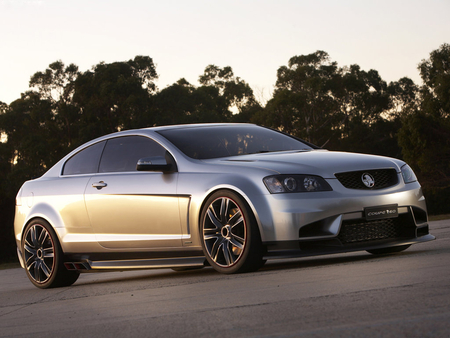 HOLDEN COUPE - v8, car, holden, silver