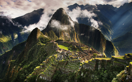 Beautiful Machu Picchu - beautiful, picchu, machu, nice, beauty, mountains, sky