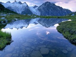 Lake and mountain