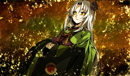 Japanese Girl - game cg, kajiri kamui kagura, girl, g yuusuke, anime, japanese girl, kimono, anime girl