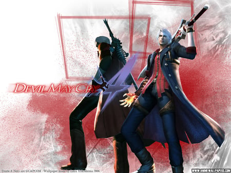 Dante & Nero ~ Devil May Cry 4 - dante, video game, devil may cry, nero