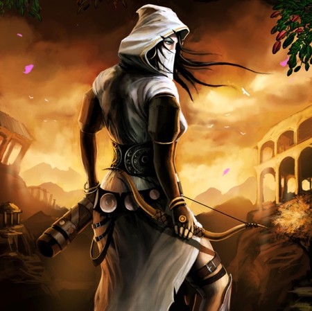 Trine Story Thief - beauty, hot, girl, female, video game, eye, fantasy, cg, archer, pretty, adventure, action, trine