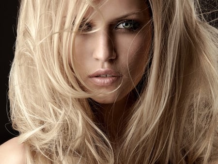 Blonde - blonde, eyes, hair, model