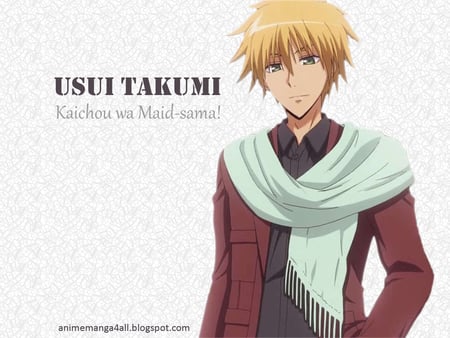 kaichou wa maid sama_usui takumi - handsome, pretty, beautiful, anime, awesome, lovely, cute