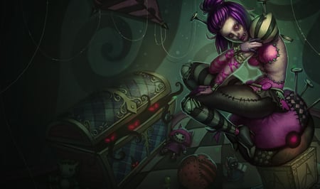 Orianna- The Lady of Clockwork - oriana splash, league of legends, girl, oriana, cg, orianna the lady of clockwork, the lady of clockwork, fantasy, orianna, splash, video game