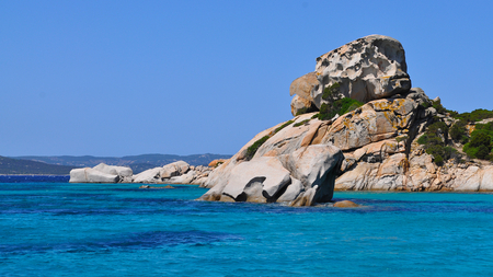 Beautiful Rocky Beach - beach, rock, mediterranean, sea, ocean, rocky, holiday, italy, rocks