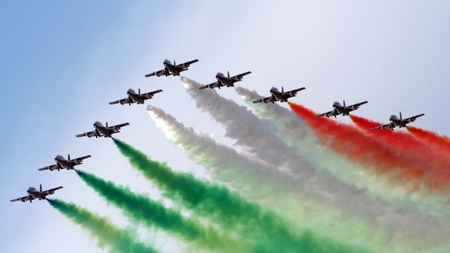 Indian Flag - plane, aircraft, aerobatics, planes, commercial