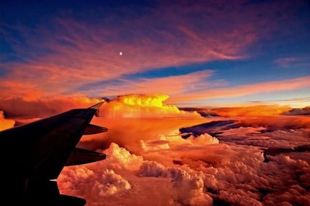 Airplane-Wing - picture, airplane-wing, clouds, beautiful