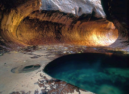 Inside Cave - picture, cave, cool, inside