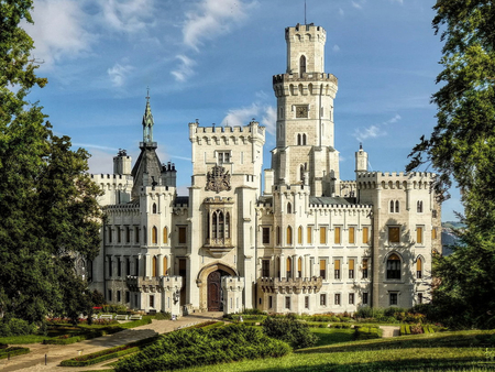 Castle - photograph, clouds, amazing, architecture, castle, sky, medieval