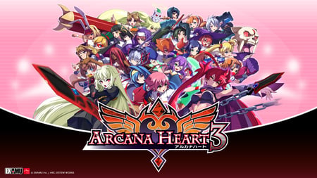 Arcana Heart 3 - preistess, angel, heart, blond, water, robot, time, nun, eko, wind, white, fiona, weiss, yellow, dark, rock, demon, love, stone, konoha, yoriko, saki, 3, arcana, blue, pink, lightning, clay, lilica, heart aino